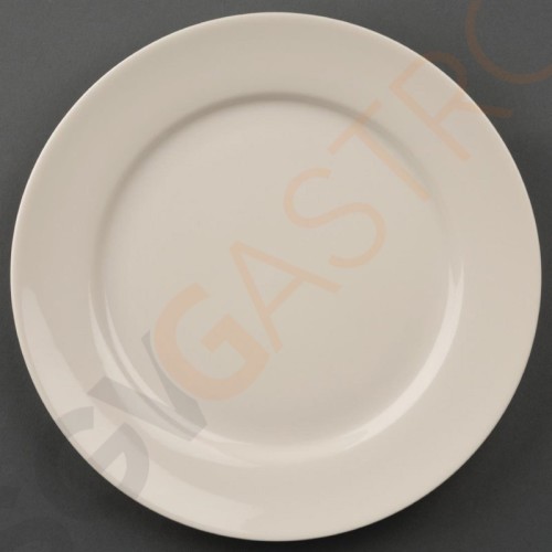 Olympia Ivory runde Teller mit breitem Rand 20cm U119 | 20(Ø)cm | 12 Stück Olympia Ivory runde Teller mit breitem Rand 20cm U119 | 20(Ø)cm | 12 Stück