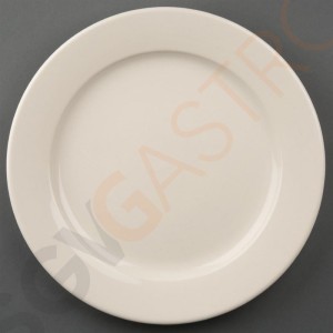 Olympia Ivory runde Teller mit breitem Rand 25cm U121 | 25(Ø)cm | 12 Stück Olympia Ivory runde Teller mit breitem Rand 25cm U121 | 25(Ø)cm | 12 Stück