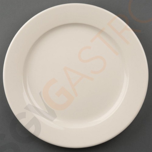 Olympia Ivory runde Teller mit breitem Rand 25cm U121 | 25(Ø)cm | 12 Stück