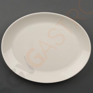 Olympia Ivory ovale Coupeteller 28,6cm U127 | 28,6 x 23cm | 12 Stück Olympia Ivory ovale Coupeteller 28,6cm U127 | 28,6 x 23cm | 12 Stück