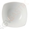 Olympia Whiteware abgerundete quadratische Schalen 14cm U173 | 14 x 14cm | 12 Stück