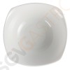 Olympia Whiteware abgerundete quadratische Schalen 22cm U175 | 22 x 22cm | 12 Stück