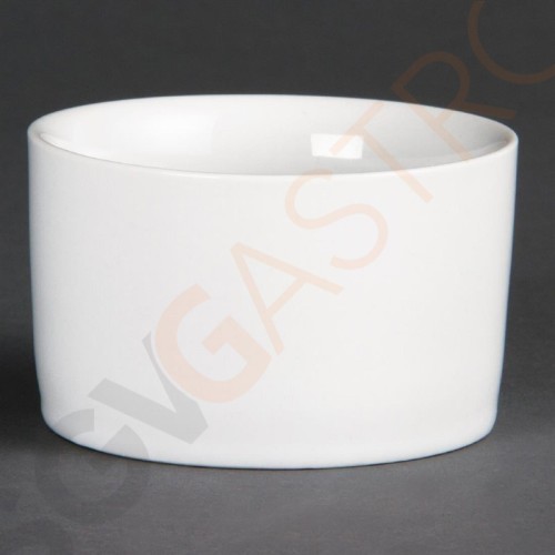 Olympia Whiteware Moderne Auflaufförmchen 8cm 14cl | 8(Ø)cm | 12 Stück