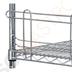 Vogue Aufsteckbare seitliche Begrenzung für Vorratsregal 45,7cm Für 45,7cm breite Ablagen Vogue Aufsteckbare seitliche Begrenzung für Vorratsregal 45,7cm Für 45,7cm breite Ablagen