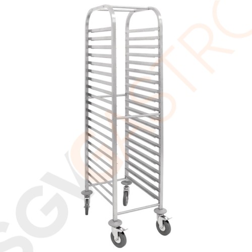 Regalwagen Größe: 170 (H) x 40 (B) x 56 (T) cm Kapazität: 15 GN Behälter