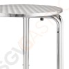 Bolero runder Bistrotisch Edelstahl 3 Beine 60cm 72 x 60(Ø)cm | Edelstahl und Aluminium Bolero runder Bistrotisch Edelstahl 3 Beine 60cm 72 x 60(Ø)cm | Edelstahl und Aluminium