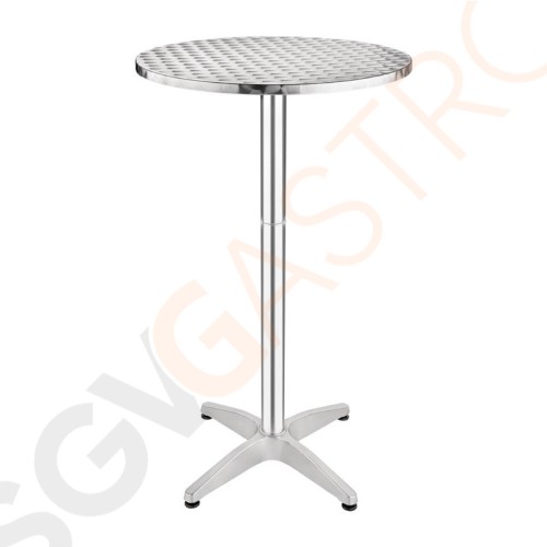 Bolero runder Stehtisch Edelstahl 60cm 105 x 60(Ø)cm | Edelstahl und Aluminium