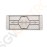 Bolero rechteckiger Klapptisch weiß 182,7cm 182,7(L)cm | Polyethylen und Stahl | weiß