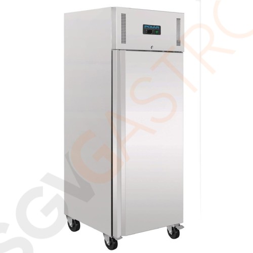 Polar Serie U Gefrierschrank Edelstahl 650L 850W/230V | 201 x 74,5 x 83,5cm | GN2/1-geeignet | (Nutz)Kapazität: 650/404L | 3 Roste | 1-türig | Edelstahl Polar Serie U Gefrierschrank Edelstahl 650L 850W/230V | 201 x 74,5 x 83,5cm | GN2/1-geeignet | (Nutz)Kapazität: 650/404L | 3 Roste | 1-türig | Edelstahl