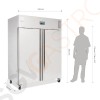 Polar Serie U Gefrierschrank 1300L 100W/230V | 201 x 148,5 x 83,5cm | (Nutz)Kapazität: 1300/934L | 2-türig | Edelstahl Polar Serie U Gefrierschrank 1300L 100W/230V | 201 x 148,5 x 83,5cm | (Nutz)Kapazität: 1300/934L | 2-türig | Edelstahl