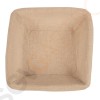 Olympia Brotkorb Weide mit Futter 23cm 23 x 23cm | Korbweide Olympia Brotkorb Weide mit Futter 23cm 23 x 23cm | Korbweide