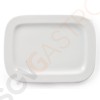 Olympia Whiteware rechteckige Schalen abgerundet 23 x 17cm 12 Stück | 23 x 17cm | Porzellan