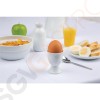 Olympia Whiteware Eierbecher 12 Stück | 6,8 x 5(Ø)cm | Porzellan