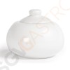 Olympia Whiteware Zuckerdose mit Deckel 27cl 12 Stück | 10 x 8cm | Kapazität: 27cl | Porzellan Olympia Whiteware Zuckerdose mit Deckel 27cl 12 Stück | 10 x 8cm | Kapazität: 27cl | Porzellan