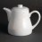 Olympia Whiteware Teekannen 79,5cl 4 Stück | Kapazität: 79,5cl | Porzellan