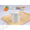 Olympia Whiteware Kaffeekannen 71cl 4 Stück | Kapazität: 71cl | Porzellan