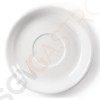 Olympia Whiteware Untertassen für U827 Für Cappuccinotasse U827 | 12 Stück | Porzellan