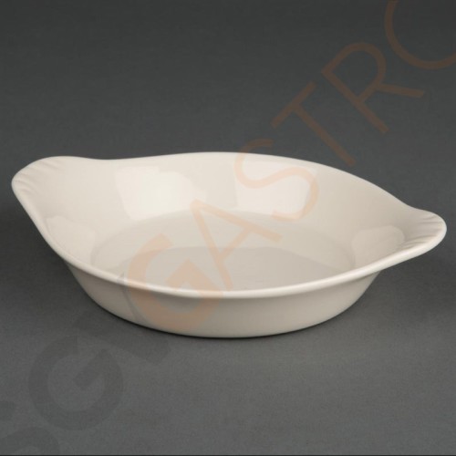Olympia Ivory runde Gratinschalen mit Griffen 13cm U833 | 13(Ø)cm | 6 Stück