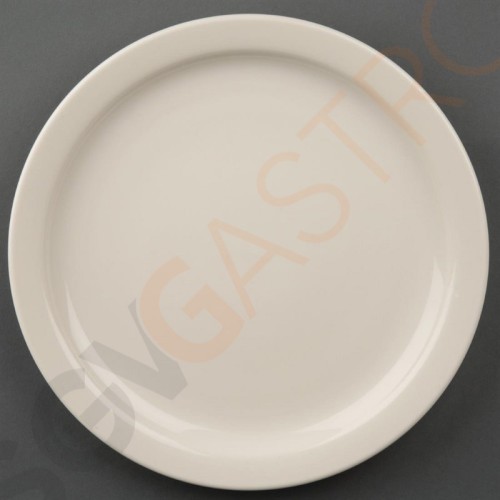 Olympia Ivory runde Teller mit schmalem Rand 23cm U843 | 23(Ø)cm | 12 Stück Olympia Ivory runde Teller mit schmalem Rand 23cm U843 | 23(Ø)cm | 12 Stück