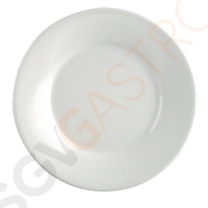 Kristallon Teller mit breitem Rand weiß 17,8cm W233 | 17,8(Ø)cm | 12 Stück