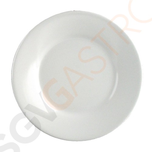 Kristallon Teller mit breitem Rand weiß 23cm W234 | 23(Ø)cm | 6 Stück Kristallon Teller mit breitem Rand weiß 23cm W234 | 23(Ø)cm | 6 Stück