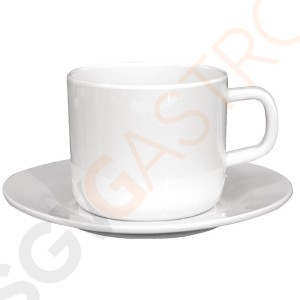 Kristallon Tassen weiß 21,3cl 12 Stück | Kapazität: 21,3cl | Melamin | weiß