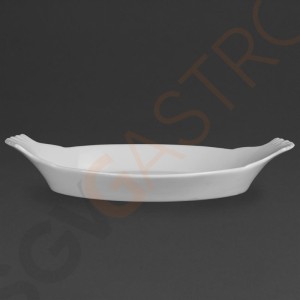 Olympia Whiteware ovale Gratinschalen weiß 36 x 19,9cm W415 | 6 x 36 x 19,9cm | 6 Stück