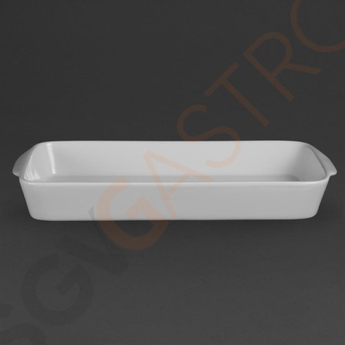 Olympia rechteckige Auflaufformen 39,5cm 6 Stück | 5 x 39,5 x 21,9cm | Porzellan