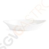 Olympia Whiteware ovale Gratinschalen weiß 25,3 x 14cm W440 | 4,9(H) x 25,3(B) x 14(T)cm | 6 Stück