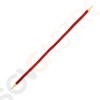 Bolero Absperrkordel rot-Messing 150 x 3,2(Ø)cm | rot-Messing