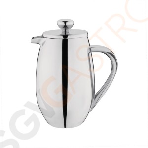 Olympia gerundete isolierte French Press Edelstahl 35cl Kapazität: 35cl (3 Tassen) | Edelstahl 18/10 Olympia gerundete isolierte French Press Edelstahl 35cl Kapazität: 35cl (3 Tassen) | Edelstahl 18/10