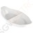 Olympia Whiteware ovale geteilte Gratinschalen weiß 29,5 x 15,5cm 6 Stück | 4,6(H) x 29,5(B) x 15,5(T)cm | Porzellan