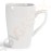 Olympia Whiteware quadratische Kaffeebecher 28,4cl 12 Stück | Kapazität: 28,4cl | Porzellan