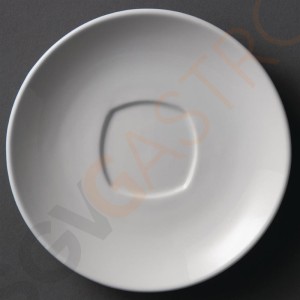 Olympia Whiteware Untertassen für Y115 Für Kaffeetasse Y115 | 12 Stück | Porzellan