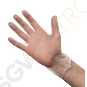 Vogue Vinylhandschuhe puderfrei transparent L Größe: L | 100 Stück