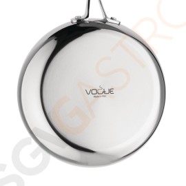 Vogue Tri Wall Bratpfanne 24cm Größe: 24(Ø)cm | Material: Edelstahl und Aluminium | Induktionsgeeignet.