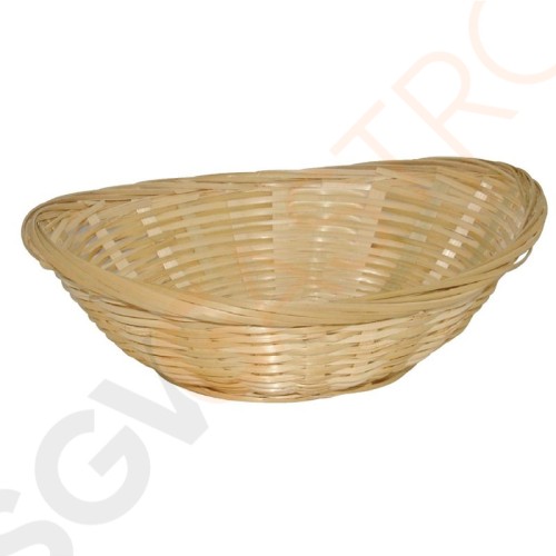 Olympia ovale Brotkörbe Weide 22,8 x 17,8cm 6 Stück | 22,8 x 17,8cm | Korbweide