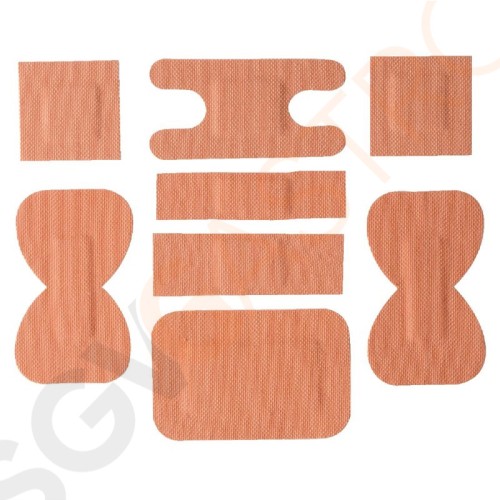 Sortierte Baumwollpflaster 100 Stück | verschiedene Größen