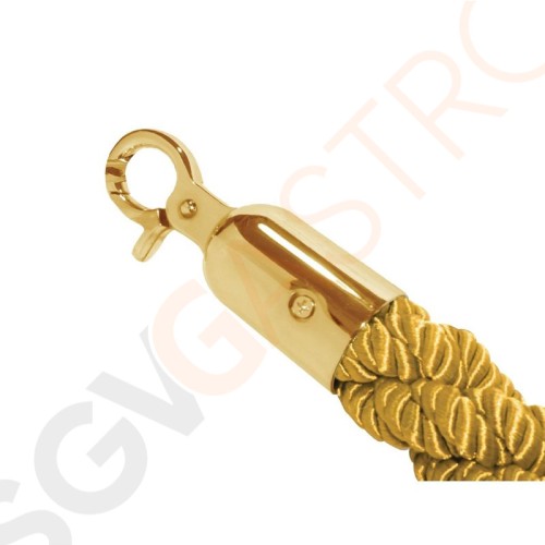 Bolero gedrehte Absperrkordel Gold-Messing 150 x 3,2(Ø)cm | Gold-Messing Bolero gedrehte Absperrkordel Gold-Messing 150 x 3,2(Ø)cm | Gold-Messing