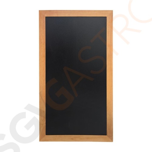 Securit lange Wandtafel Teakoptik 100 x 56cm Y859 | Schreibfläche: 90 x 46cm