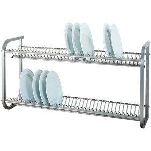 Abtropfschale und Gläser zur Wandmontage 