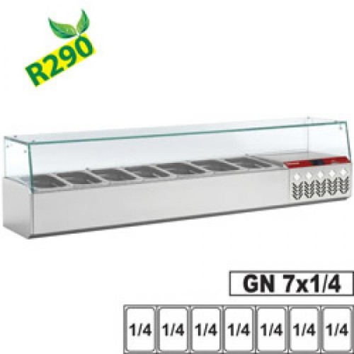 Profi Kühlaufsatz GN 6x 1/4, +0° / +8°C