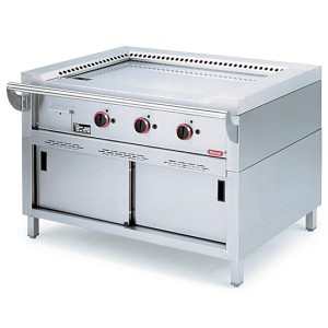 NAYATI -GAS Teppanyaki,  geschlossenem Unterbau, 3 Zone 21,000 kW