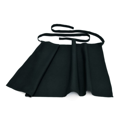 WAS Bistroschürze, 95 x 100 cm, Schwarz, Baumwolle 12 Stück