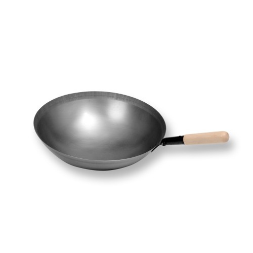 Berner Stahl Wokpfanne WPS1 36 cm mit Holzgriff Berner Stahl Wokpfanne WPS1 36 cm mit Holzgriff