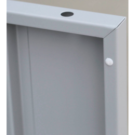 Schließfachschrank lichtgrau  20 Schließfächer 