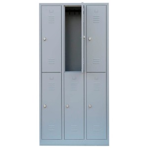 Spind lichtgrau 520230, 6 Schließfächer 88,5 x 50,0 x 180,0 cm Spind lichtgrau 520230, 6 Schließfächer 88,5 x 50,0 x 180,0 cm