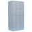 Spind lichtgrau 520230, 6 Schließfächer 88,5 x 50,0 x 180,0 cm