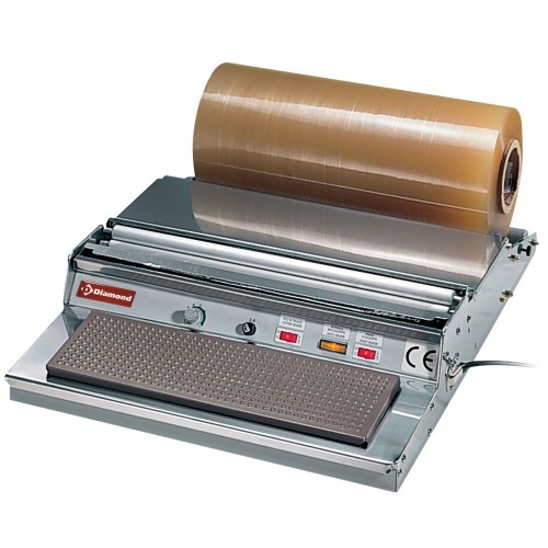 EDELSTAHL FOLIENSVERPACKUNGMASCHINE (400 MM FILM) DFE-45