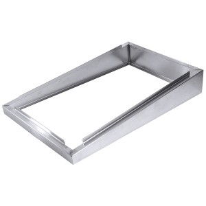 Contacto -Edelstahlrahmen GN 1/1 nach vorne geneigt